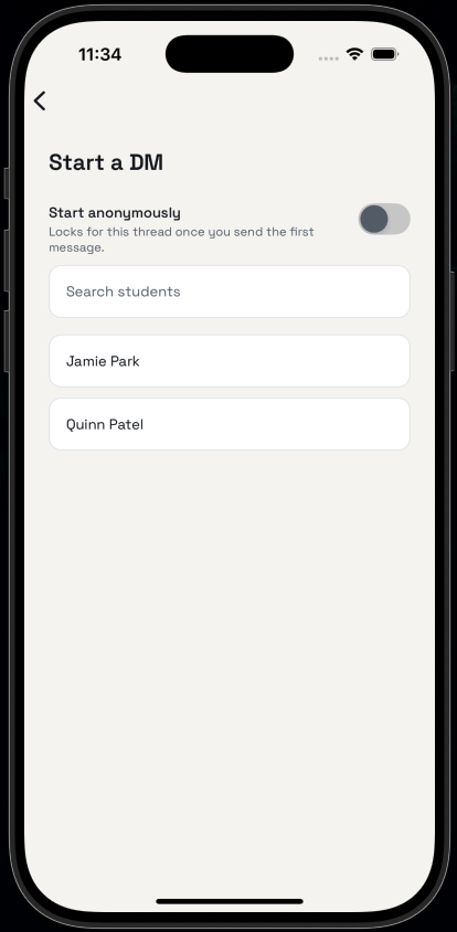 Campus Circle Screen 11 screen